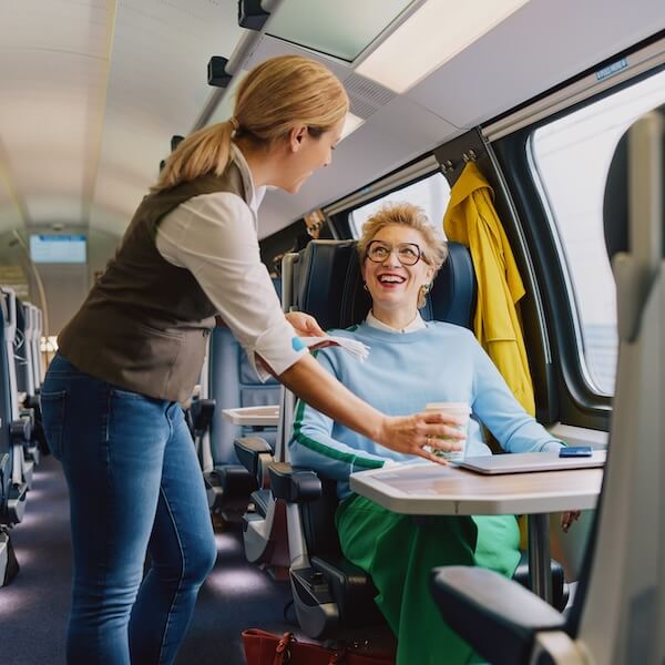 Upgrade in die First Class der Westbahn